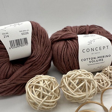 Пряжа Concept Cotton Merino Volume (хлопок, шерсть) 214