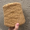 Пряжа в бобинах Boucle 3100 бежевый, цена за 10гр