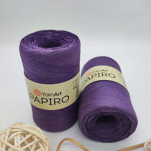 Пряжа Пряжа для вязания рафия Papiro 1324