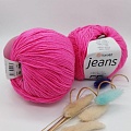 Пряжа YarnArt Jeans 59 малиновый