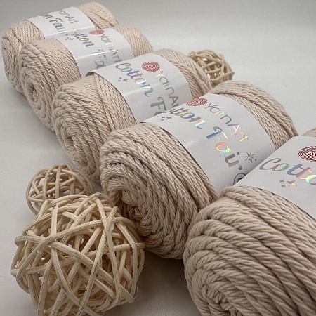 Пряжа Cotton fair 4/4