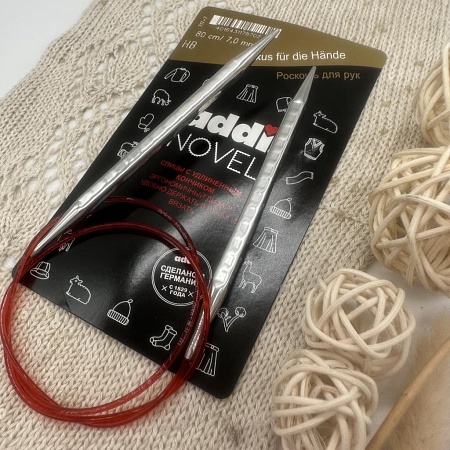 Спицы для вязания Спицы Addi Novel, 80см / 7,0мм