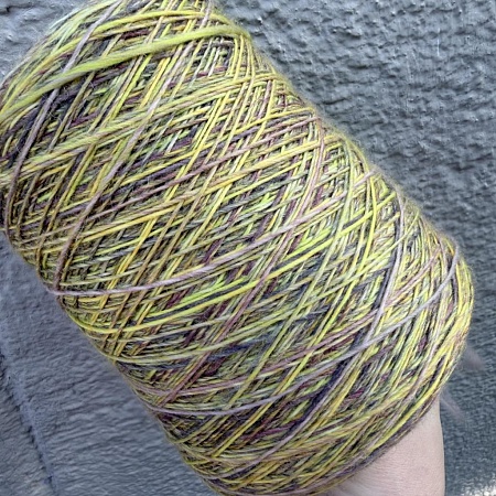 Пряжа в бобинах Multiciolor №5 Цена за 10гр
