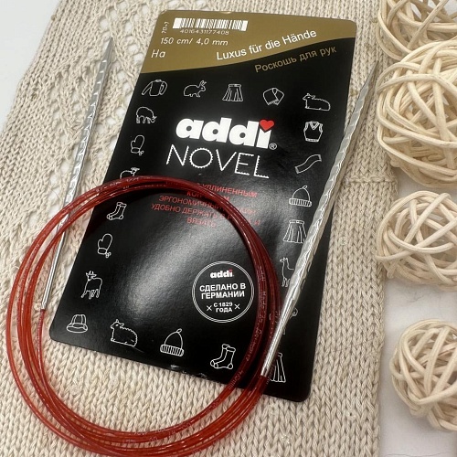 Спицы для вязания Спицы Addi Novel, 150см / 4,0мм