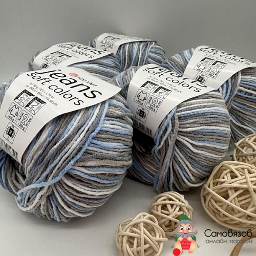 Пряжа Jeans soft colors 6210