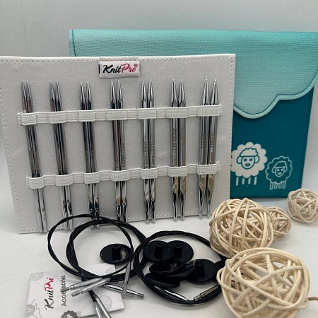 Спицы для вязания Набор Deluxe Set Nova cubics съемных спиц 13см/5"