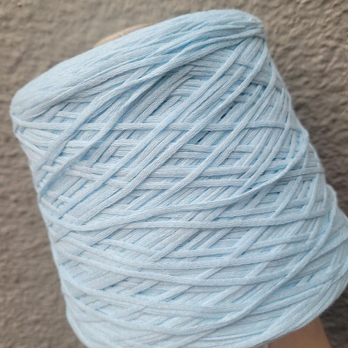 Пряжа в бобинах Totorobio нежно-голубой меланж