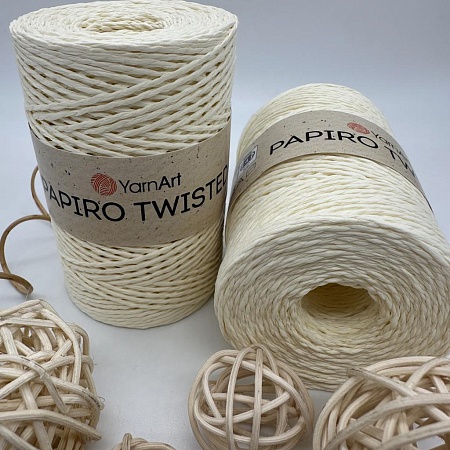Пряжа Рафия крученая Papiro Twisted