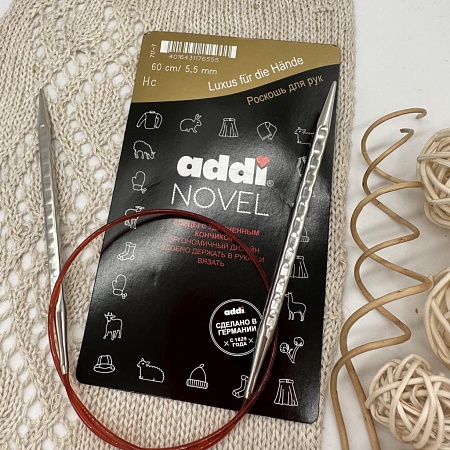 Спицы для вязания Спицы Addi Novel, 60 см / 5,5мм