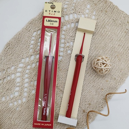 Крючки для вязания Крючок с ручкой Tulip ETIMO Red 1,8мм