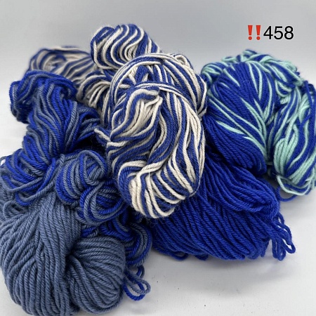 Пряжа в бобинах Arcobaleno (аркобалено) мини №458