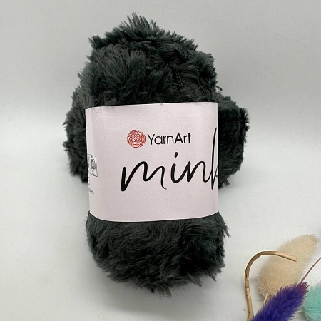 Пряжа YarnArt Mink 343 Т.ЗЕЛЕНЫЙ