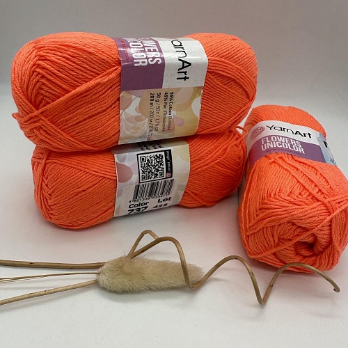 Пряжа Yarn art Flowers UNICOLOR 737