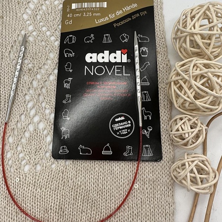 Спицы для вязания Спицы Addi Novel, 40см / 3,25мм