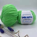 Пряжа super soft 14474 зелёный неон