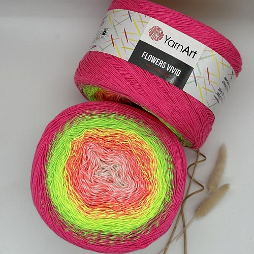 Пряжа Yarn art Flowers Vivid 507