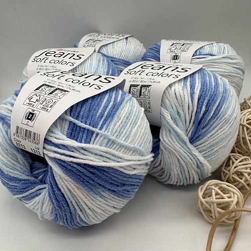 Пряжа Jeans soft colors 6213