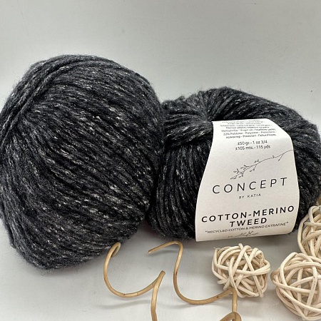Пряжа Cotton Merino tweed 503