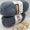 Пряжа Angora star 3864 серый джинс