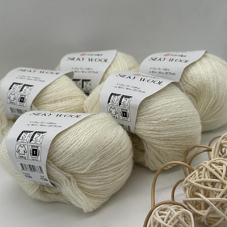 Пряжа Silky Wool 330