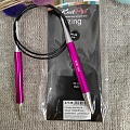 Спицы для вязания круговые Zing 80 cm №10,0
