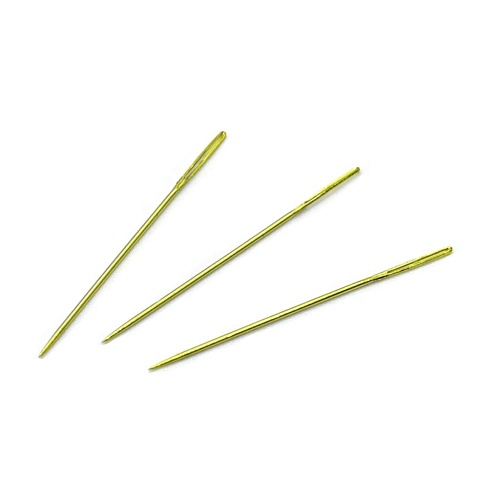 Иглы 06205 Иглы ручные для синели, глади с золотым покрытием, Chenille GOLD, № 26, 4шт