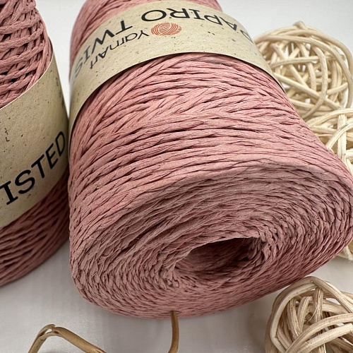 Пряжа Рафия крученая Papiro Twisted