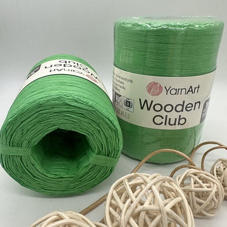 Пряжа Wooden Club 1611 (свежая зелень)