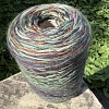 Пряжа в бобинах Multiciolor №1 ДИКАЯ ЗЕЛЕНЬ Цена за 10гр