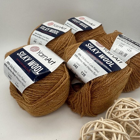 Пряжа Silky Wool 345