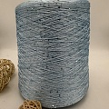 Пряжа в бобинах Lana gatto Paillettes цена за 10 грамм цвет: 31165 небесный