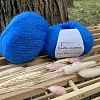 Пряжа SILK MOHAIR LUX 9376 (ярко голубой)