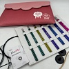 Аксессуары для вязания 47434 Набор съемных металлических спиц KnitPro Zing midi