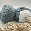 Пряжа Concept Dama (хлопок, шелк,вискоза) 88 серо - голубой