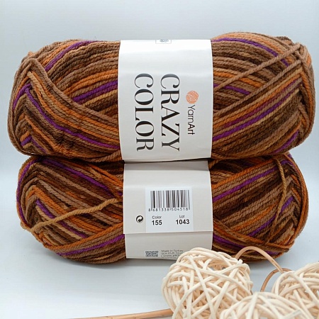 Пряжа Crazy Color 155