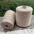 Пряжа в бобинах Loro Piana лен палевый