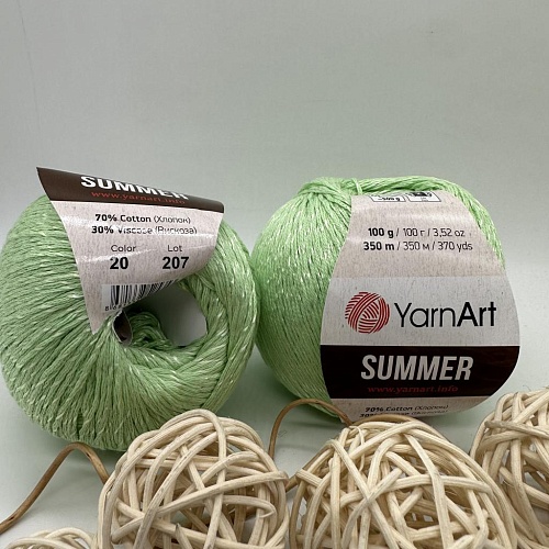 Пряжа YarnArt Summer 20 душистая мята