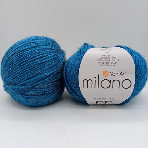 Пряжа Milano 876 синий
