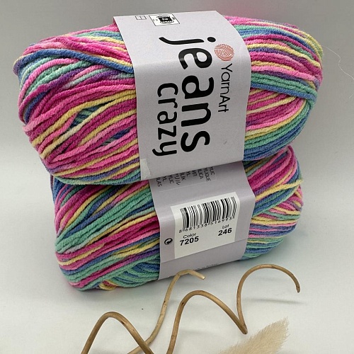 Пряжа Jeans Crazy 7205