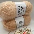 Пряжа MOHAIR TRENDY 145 песочный