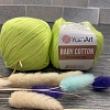 Пряжа YA Baby Cotton 430 салатовый неон