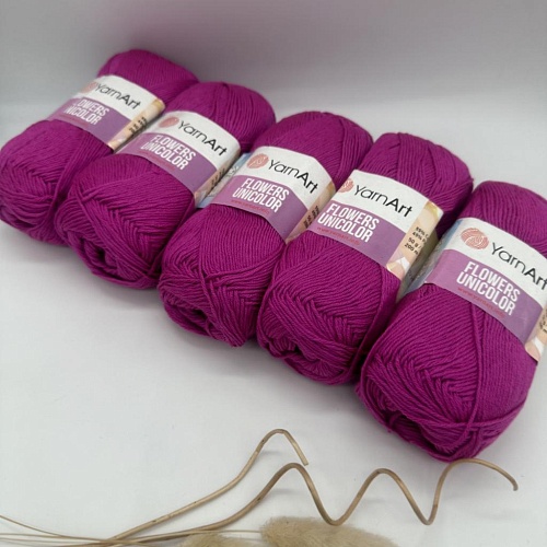 Пряжа Yarn art Flowers UNICOLOR 750