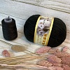 Пряжа Норка 26 коричневато темно-зеленый