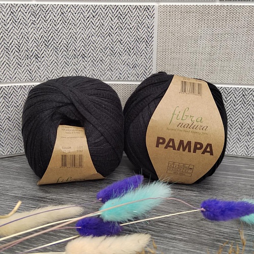 Пряжа Pampa 23-12 черный