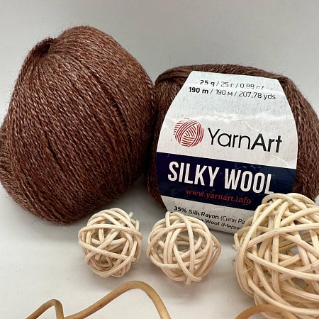 Пряжа Silky Wool 336