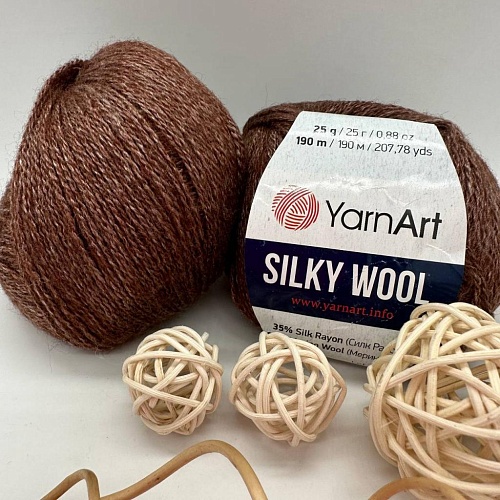 Пряжа Silky Wool 336