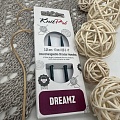 Спицы для вязания Спицы съемные укороченные Dreamz 10см №3.25 /ламинированная береза, королевский синий, 2шт в упаковке