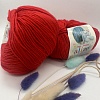 Пряжа Baby Wool 56 красный