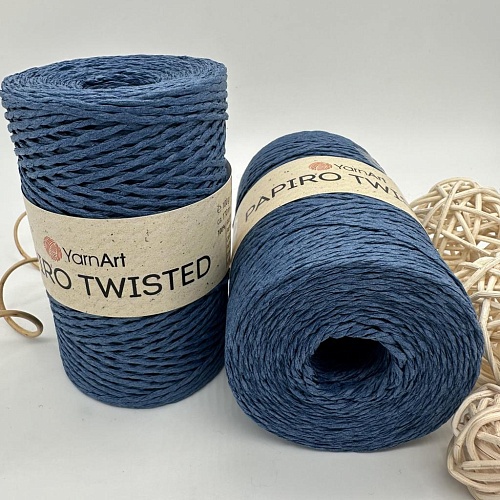 Пряжа Рафия крученая Papiro Twisted
