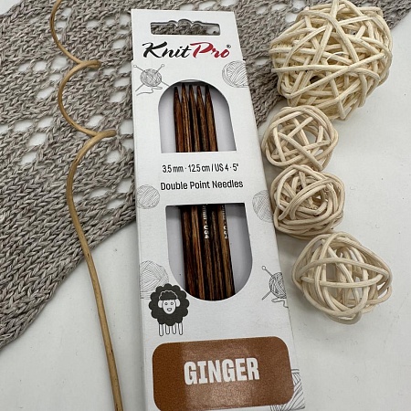 Спицы для вязания Ginger спицы чулочные 3.5 мм 12,5 см